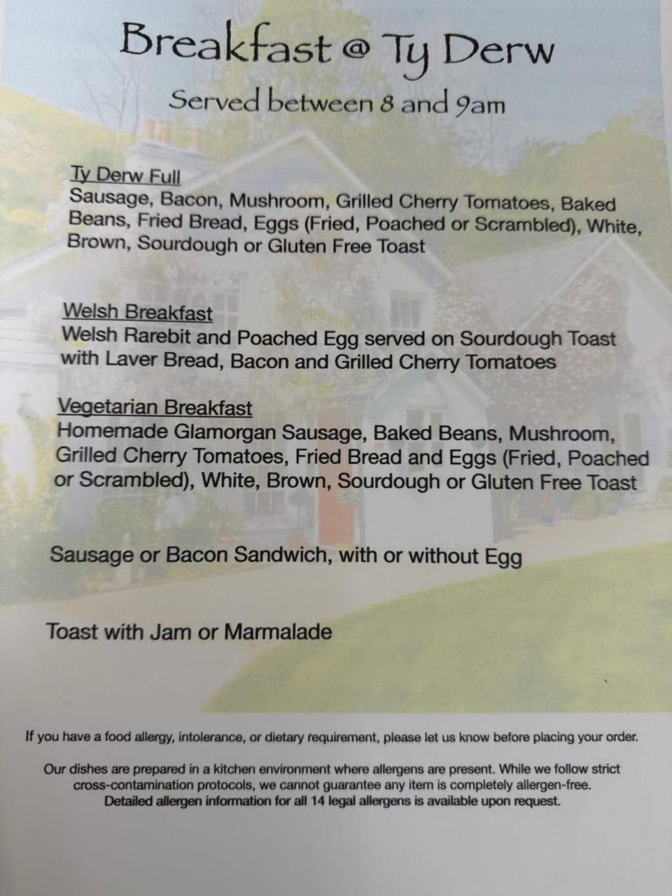 Ty Derw B & B Bed and Breakfast in Wales