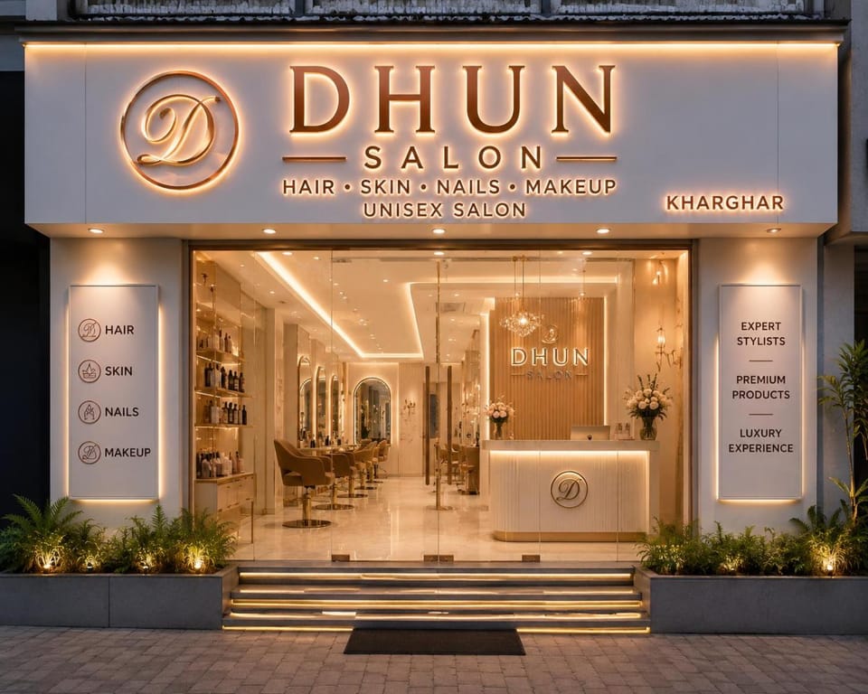 Dhun Unisex Salon Kharghar Apartment in Maharashtra