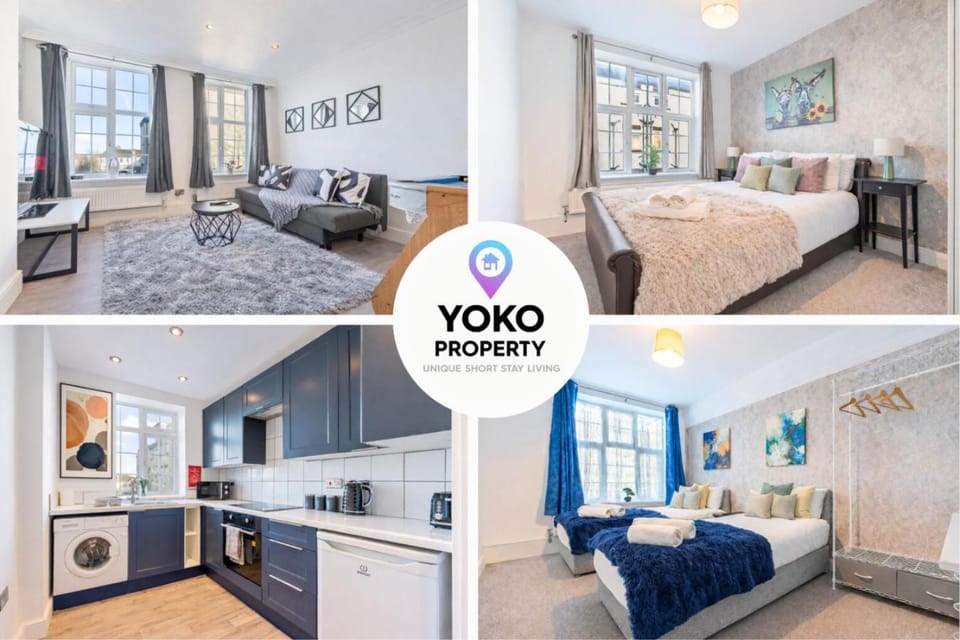 St James Apartment - Excellent Location - Free Parking, Pool Table, Fast Wifi and Self-Check-In by Yoko Property Apartment in Croydon