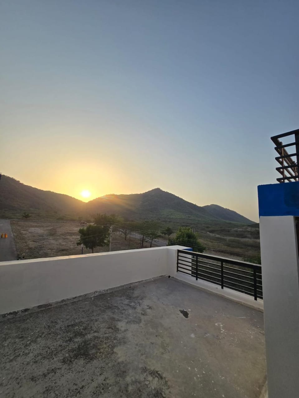 Mountain view, Sunset