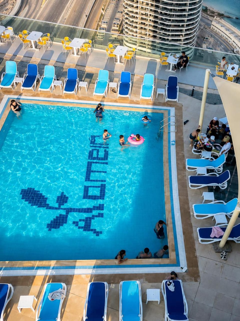 Swimming pool, Swimming pool, sunbed