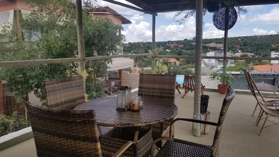 Property building, Day, Natural landscape, View (from property/room), Balcony/Terrace, Balcony/Terrace, Seating area, Dining area, Mountain view, Internal: Not applicable to any particular room