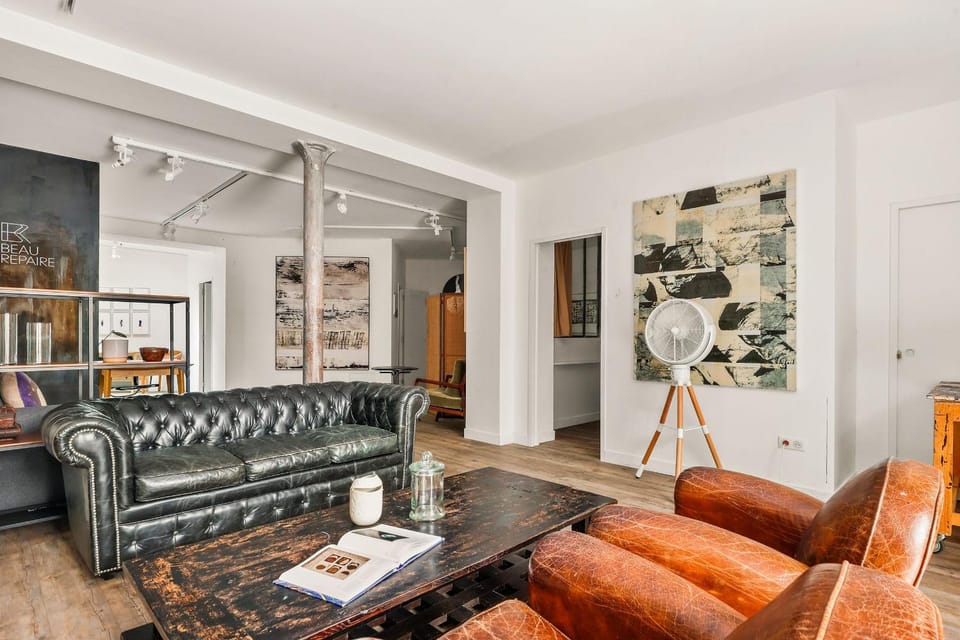 Atelier d'artiste - Canal St-Martin - 2BDR 6p Apartment in Paris