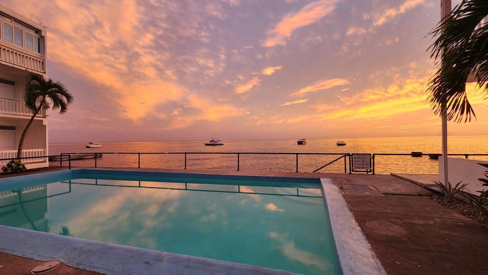 Sea view, Swimming pool, Sunset