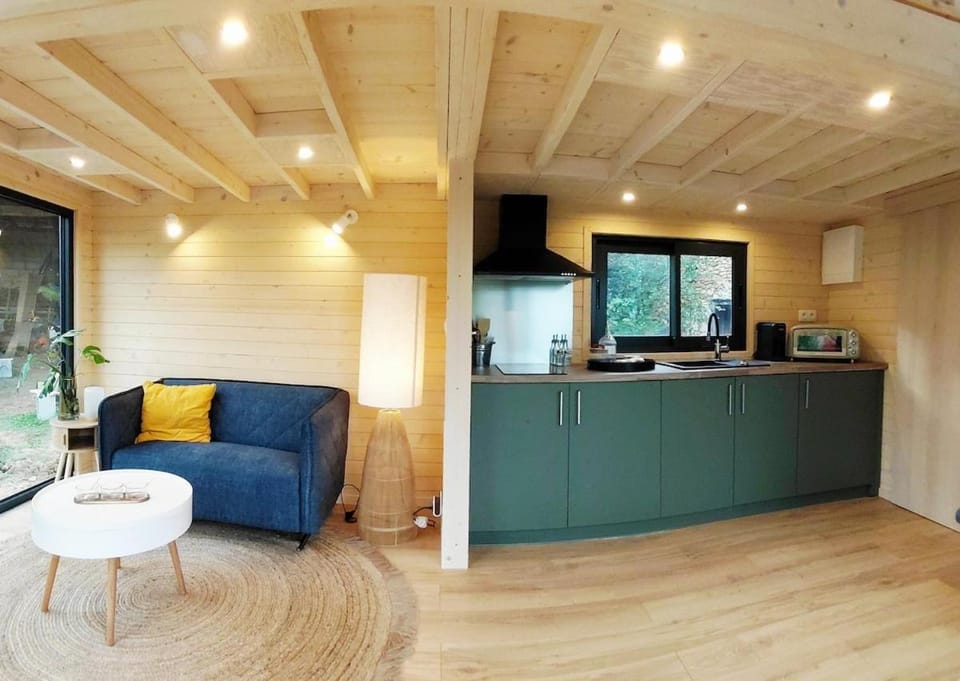 Tiny house en campagne vue Pyrénées House in Occitanie