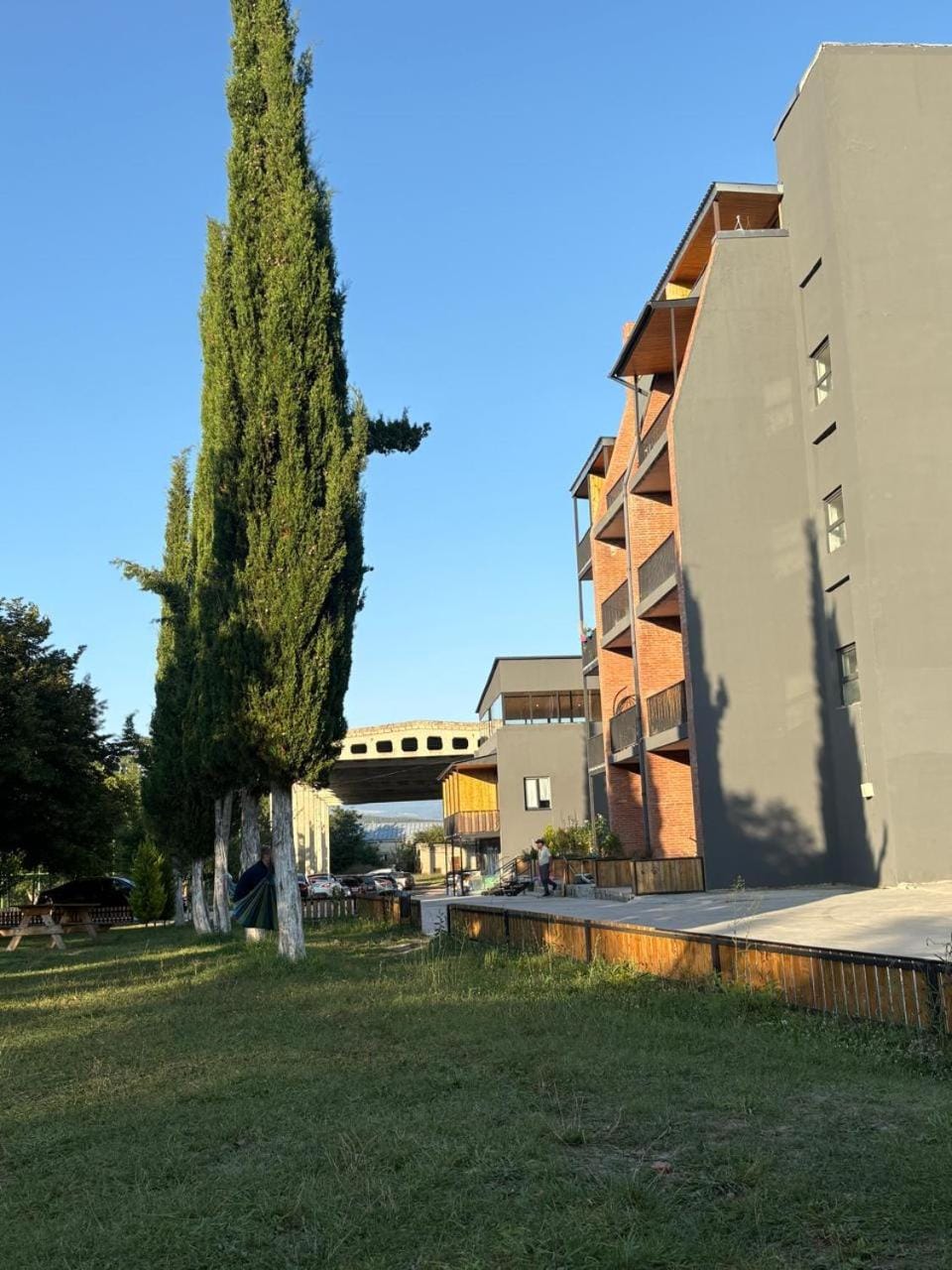 Property building, Garden view