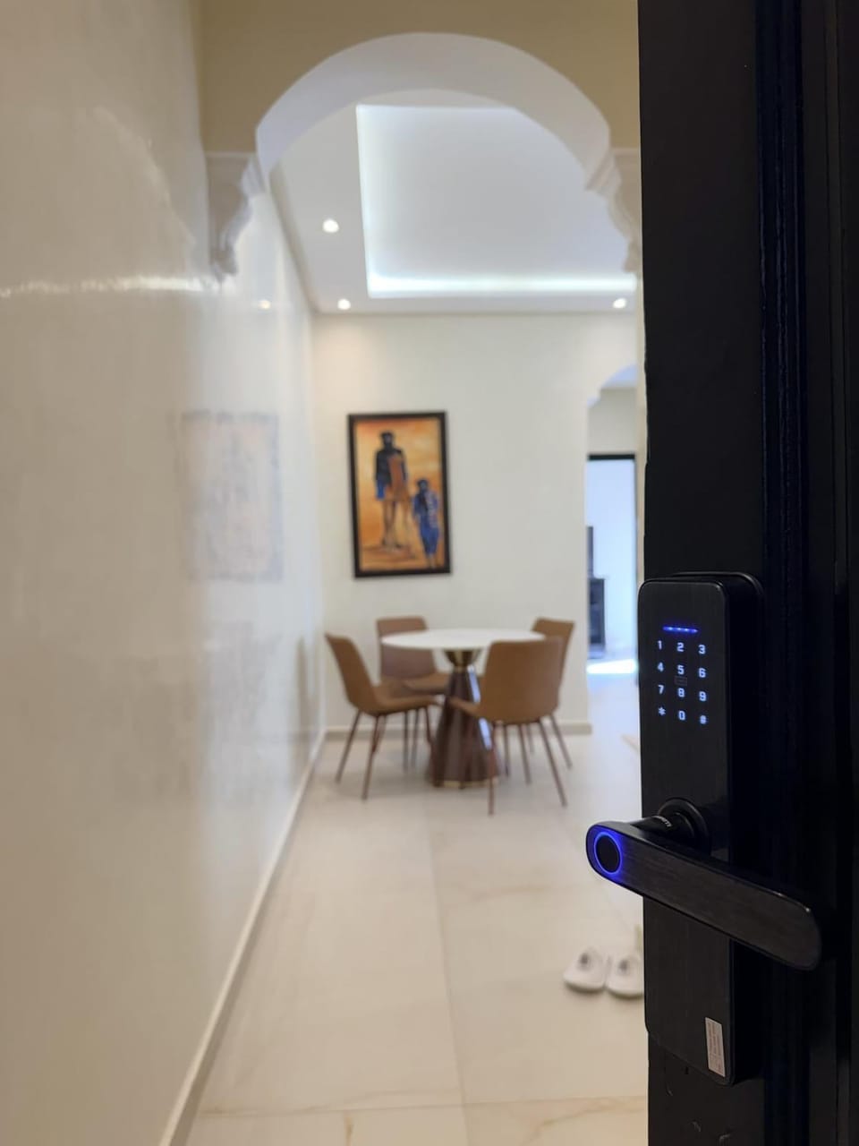 Elegant 1BR Apartment Private Parking Terrace AC Apartment in Marrakesh