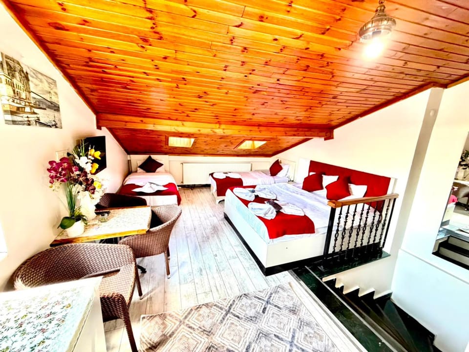 Bed, TV and multimedia, Living room, Seating area, Dining area