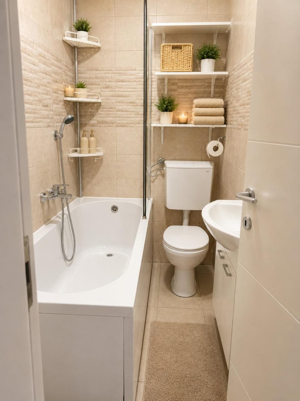 Shower, Toilet, Bathroom, Bath
