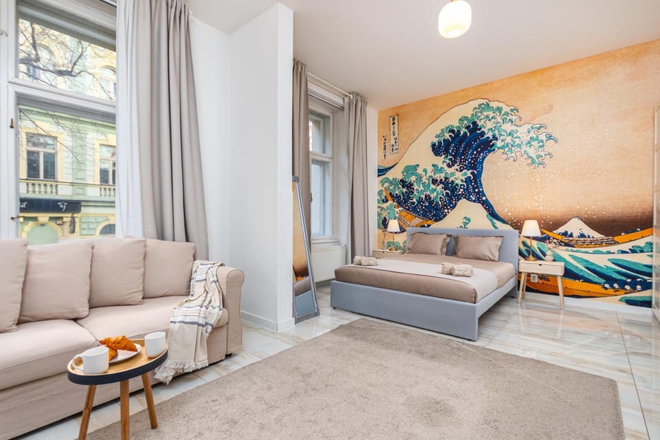 Bed, Living room, Photo of the whole room, Bedroom