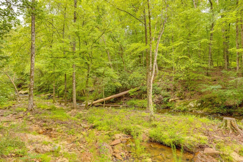 Off-Grid Creekside Cabin Near Lake Jordan Cabin in Alabama