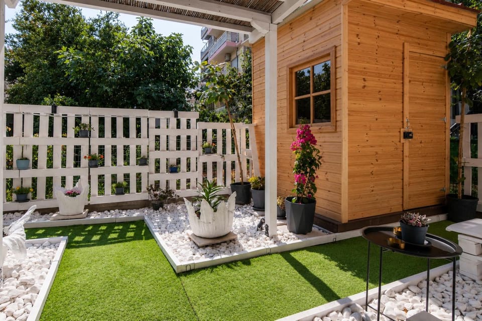 Spring, Garden, Garden view