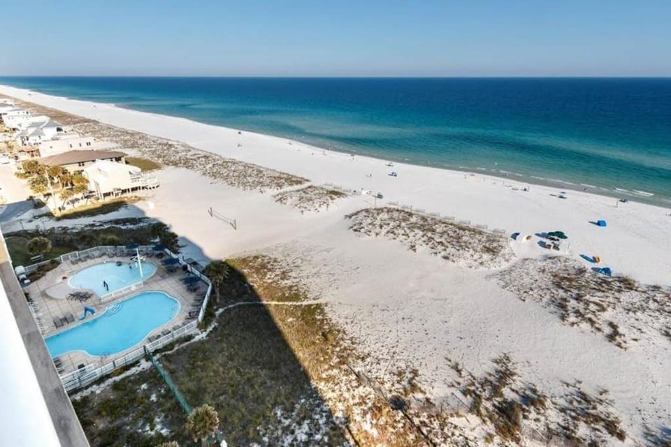 11th floor oceanfront condo with pool hot tub ocean view WD and central AC House in Pensacola Beach
