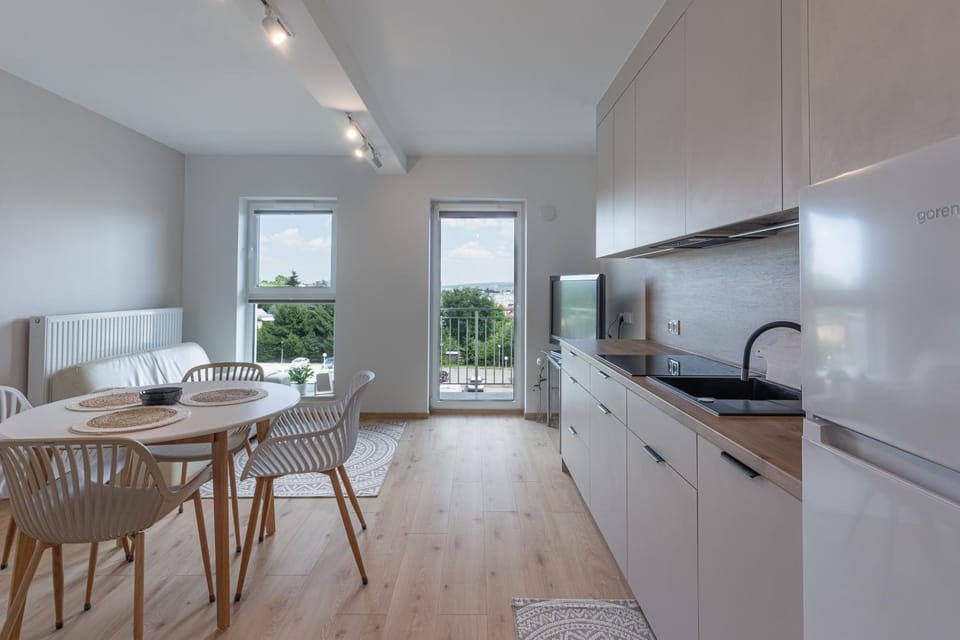 Kitchen or kitchenette, Dining area, oven, stove