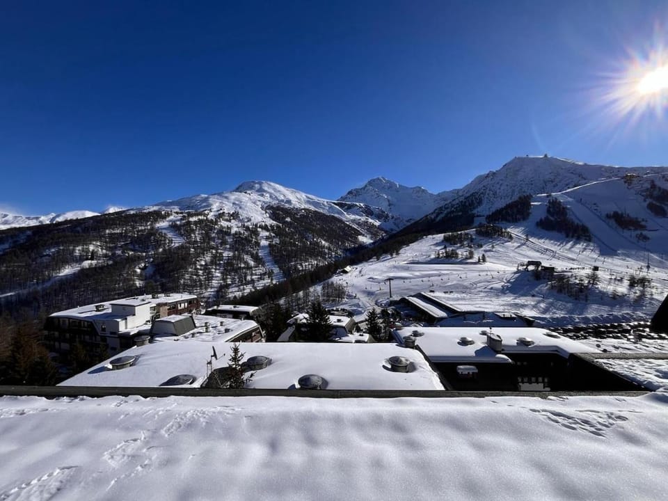 Natural landscape, Winter, Mountain view