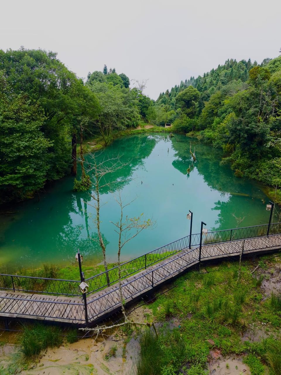 Natural landscape, Lake view