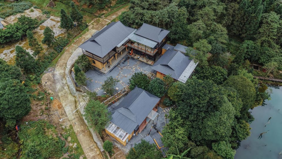 Property building, Natural landscape, Bird's eye view