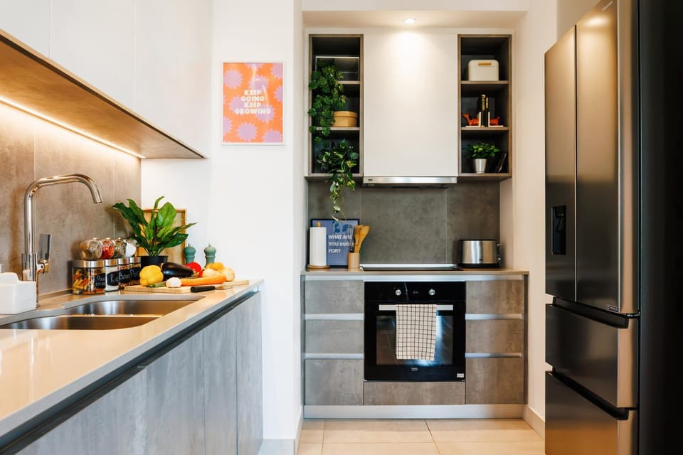 Kitchen or kitchenette, Decorative detail, oven