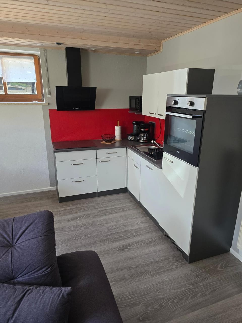 Kitchen or kitchenette, Living room