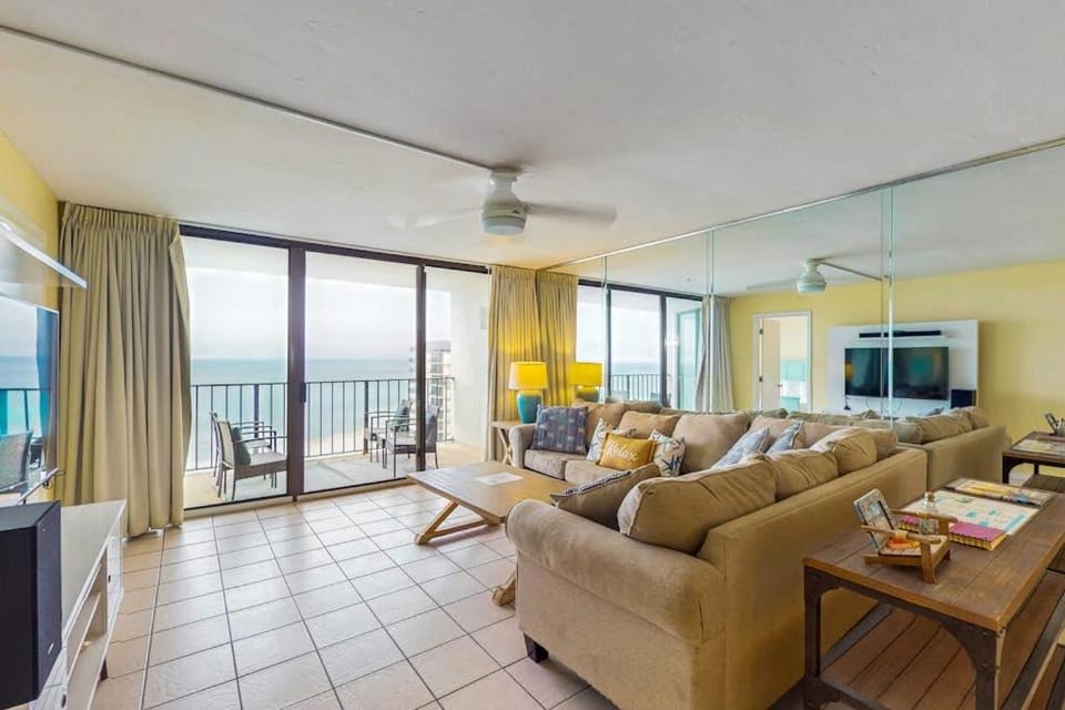 Terrific condo in beachfront location with pool central AC & balcony House in Edgewater Gulf Beach