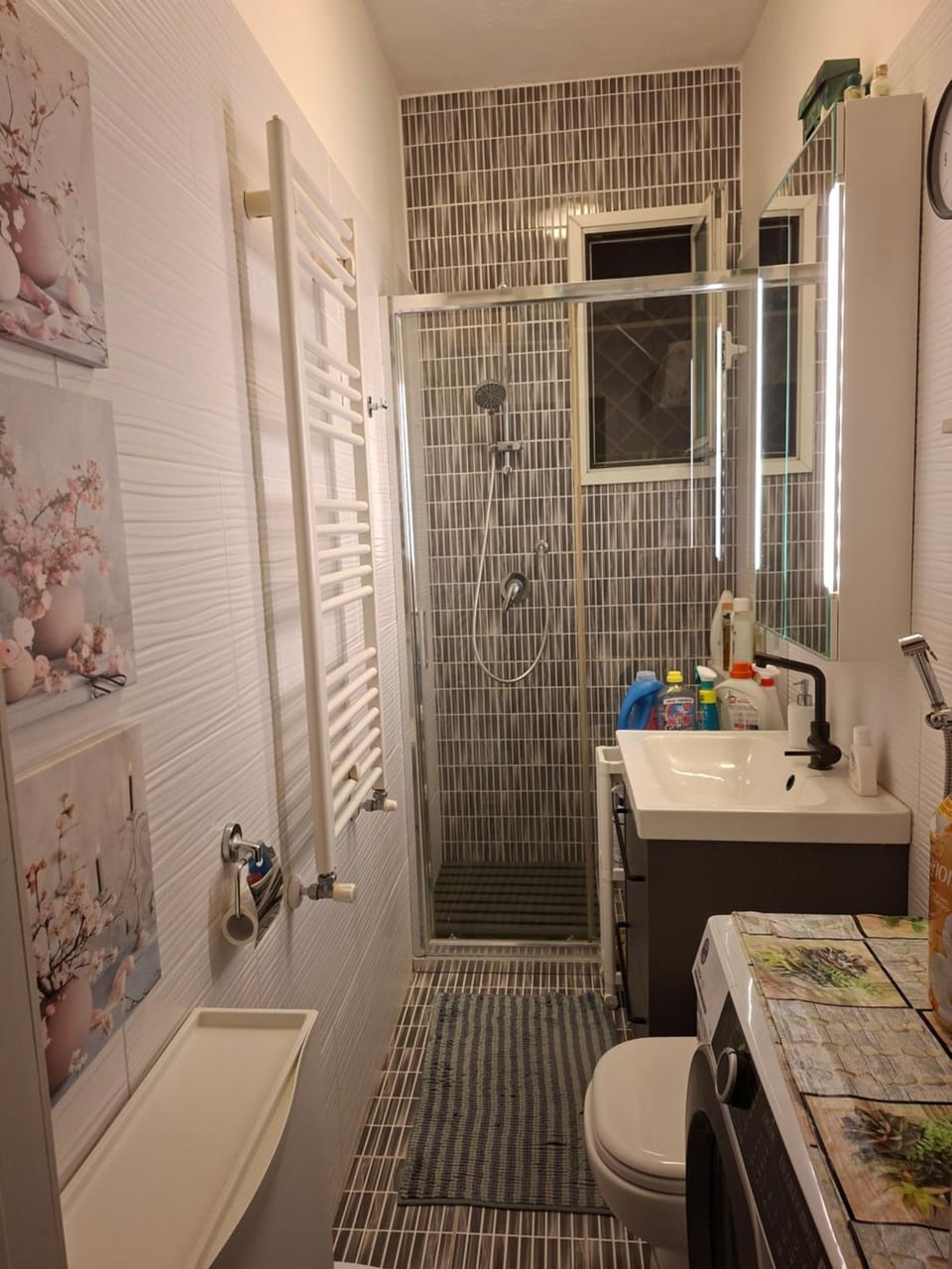 Shower, Toilet, Bathroom, towels
