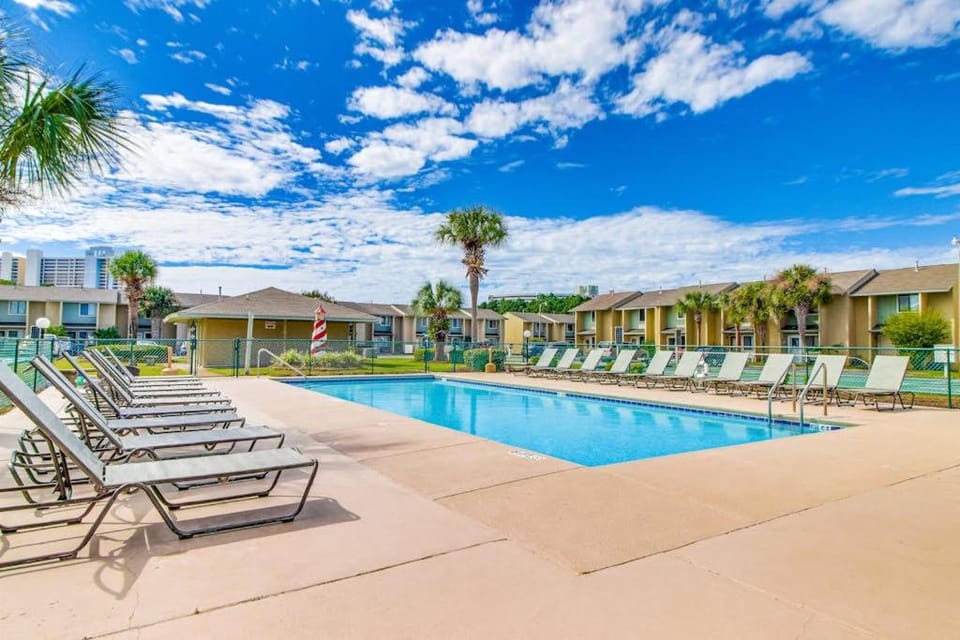 Gulf Highlands condo with pool hot tub tennis fitness center & private patio House in Panama City Beach