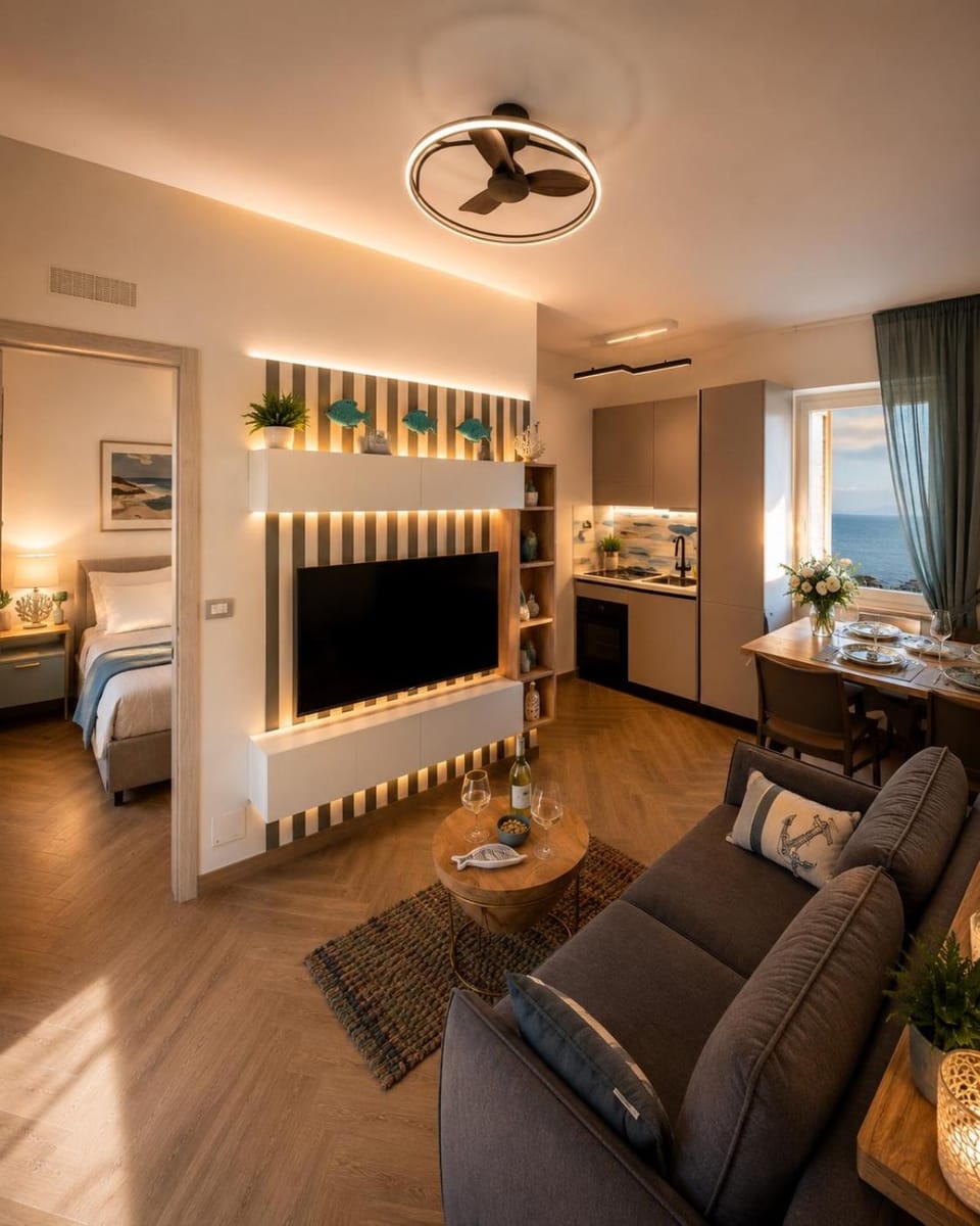 Communal lounge/ TV room, Bed, TV and multimedia, Living room, Seating area, Evening entertainment, minibar