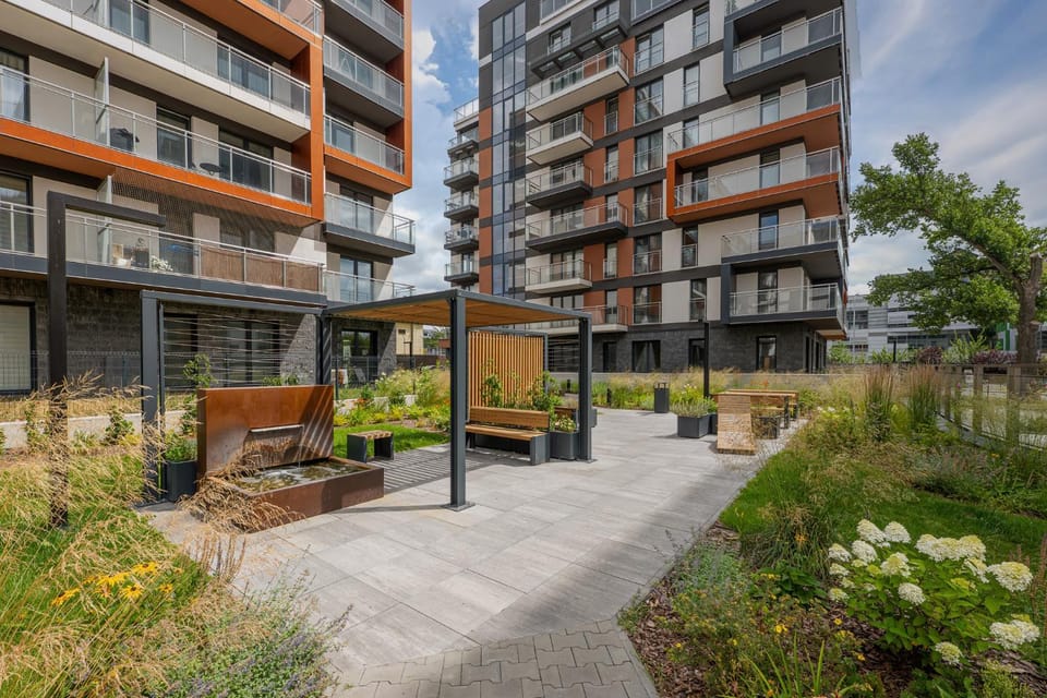 Patio, Spring, Day, Natural landscape