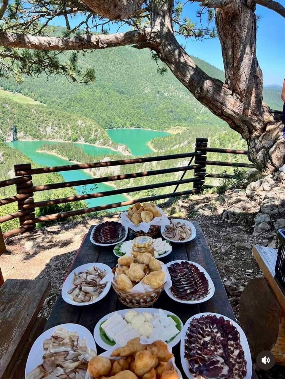 Natural landscape, Food and drinks, Mountain view, River view