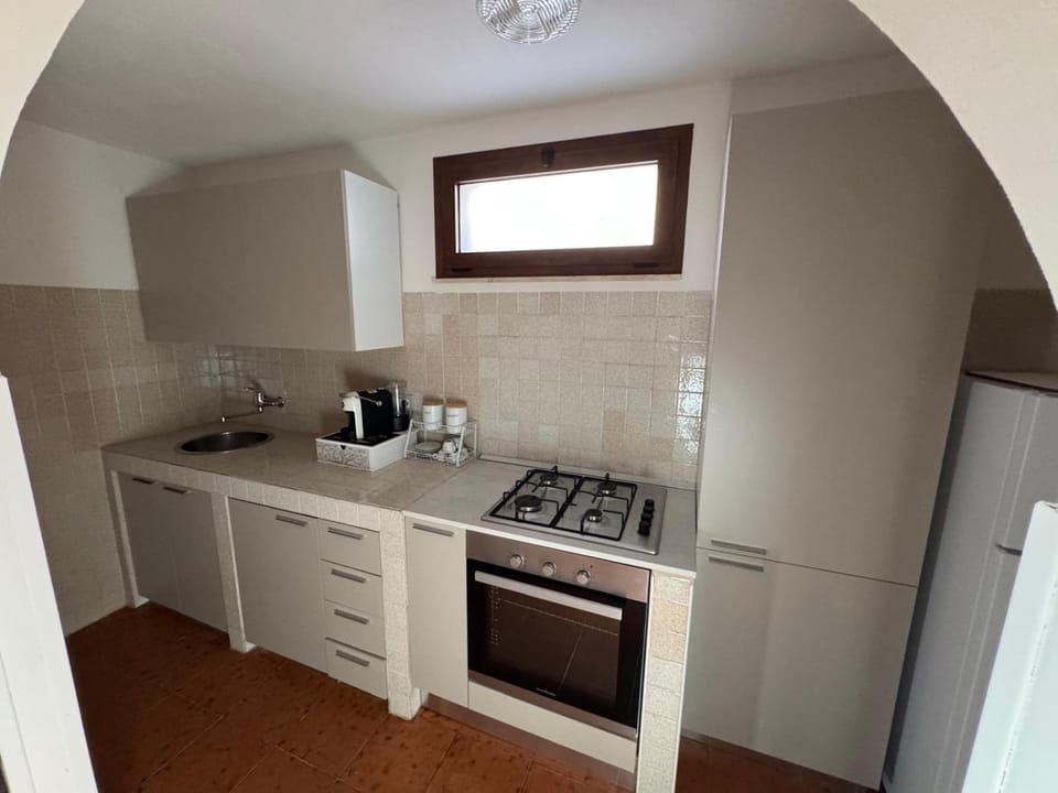 Kitchen or kitchenette, dishwasher, stove