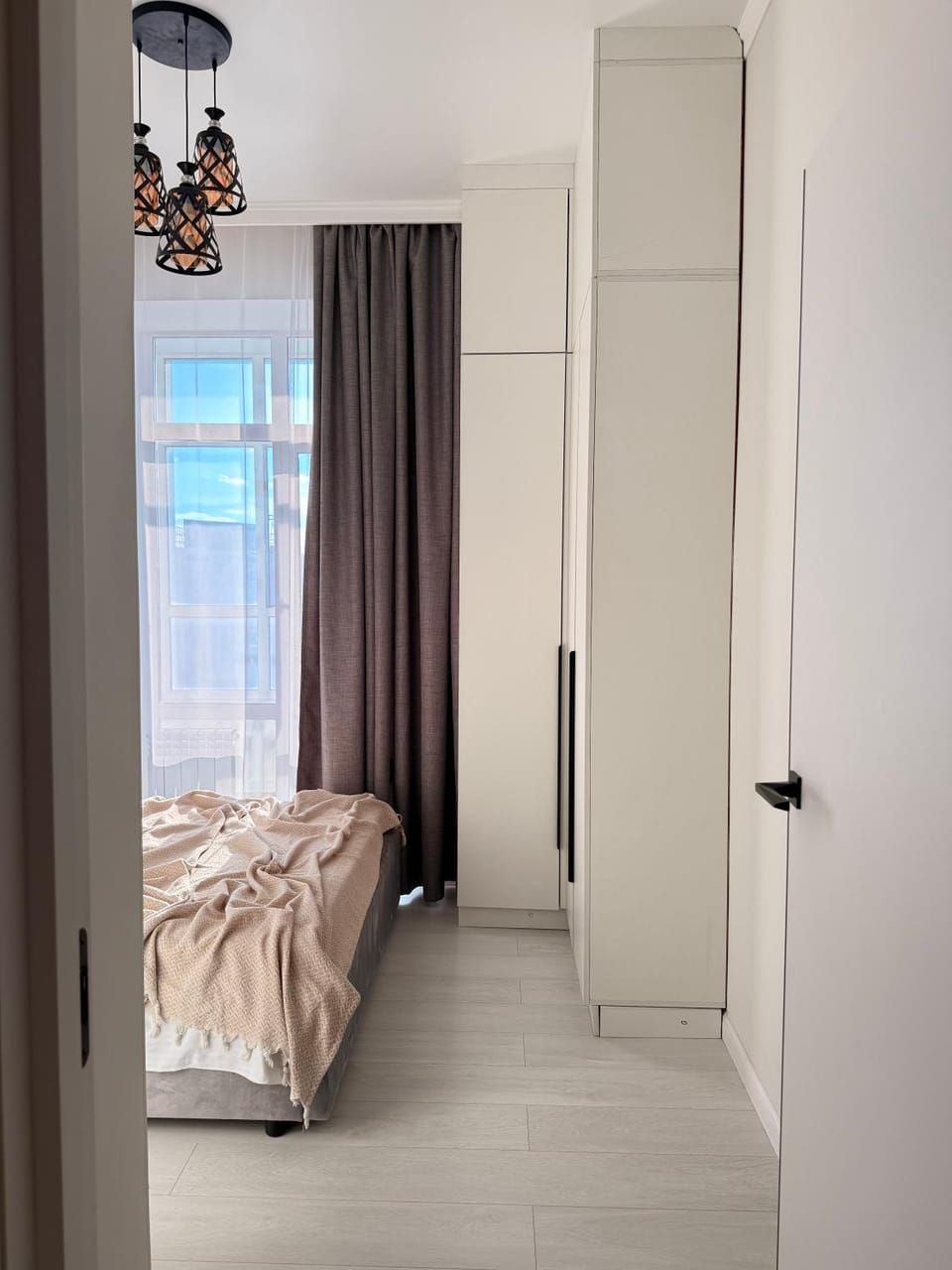 Bed, Photo of the whole room, Bedroom, wardrobe