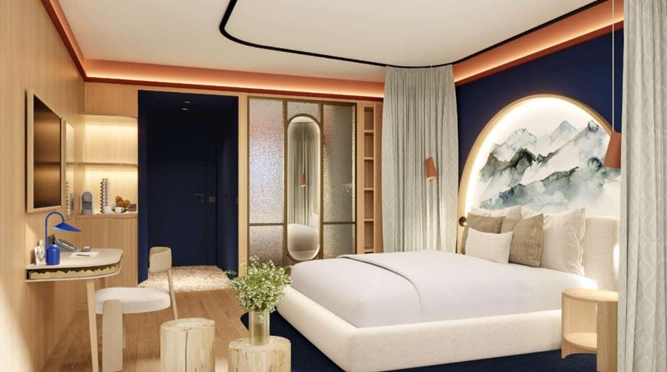 Photo of the whole room, Bedroom