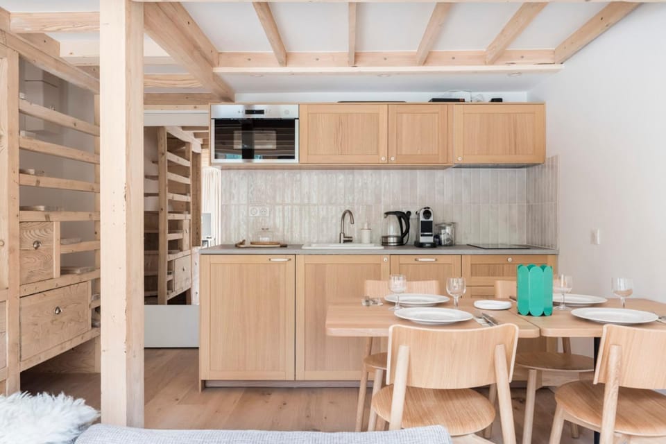 Renovated duplex with a balcony and parking space Apartment in Chamonix