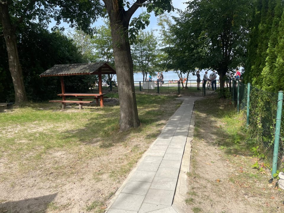 Children play ground, Beach, Lake view
