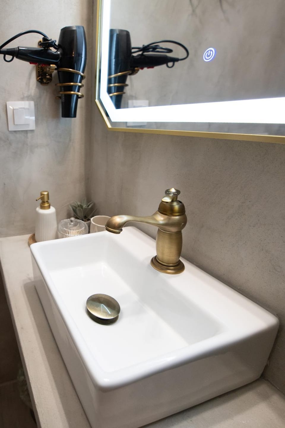 Bathroom, hair dryier