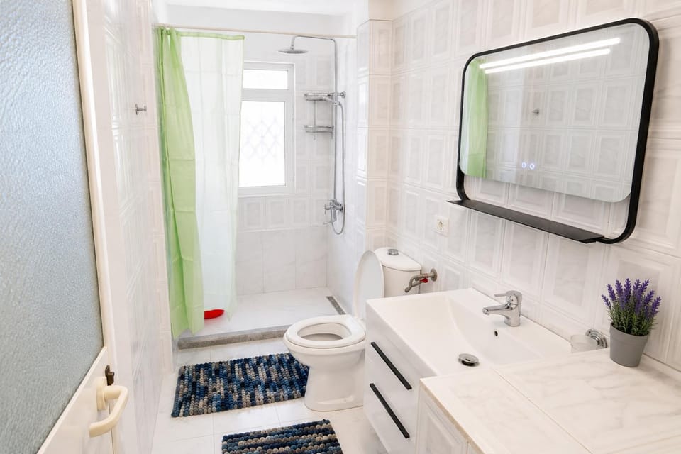Shower, Toilet, Bathroom, towels
