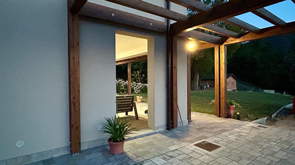 Property building, Garden view