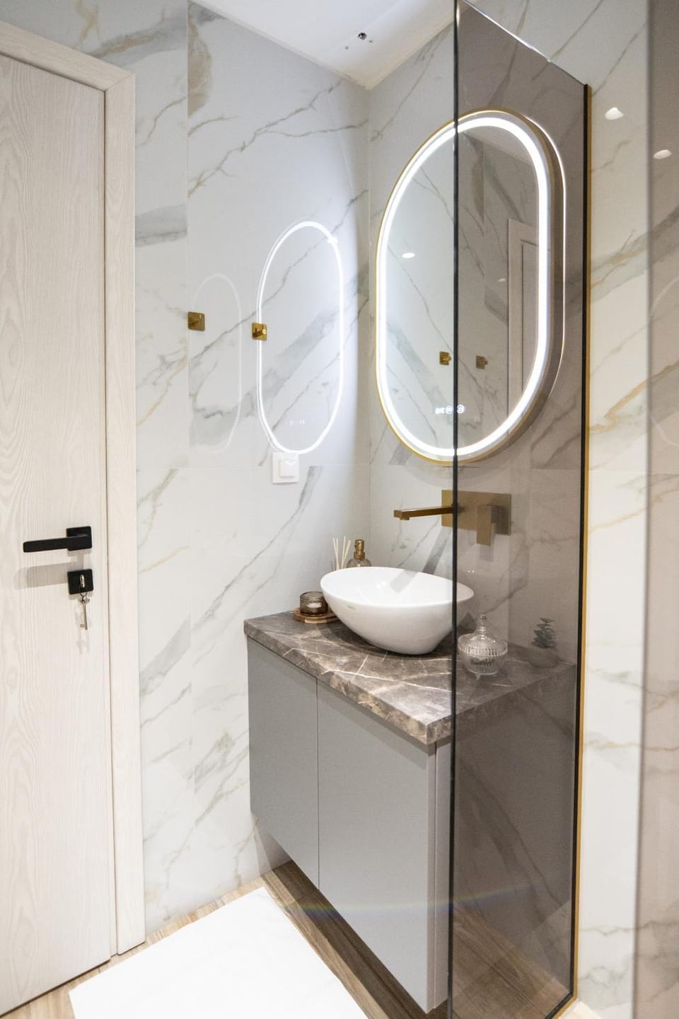 Bathroom, hair dryier