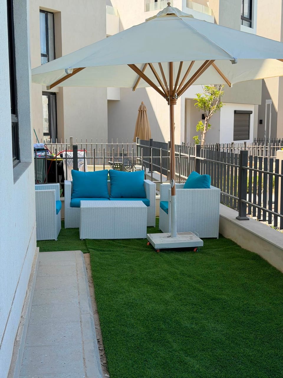 Luxury 3BR Lagoon Chalet with Private Garden at Zahra North Coast Chalet in Egypt