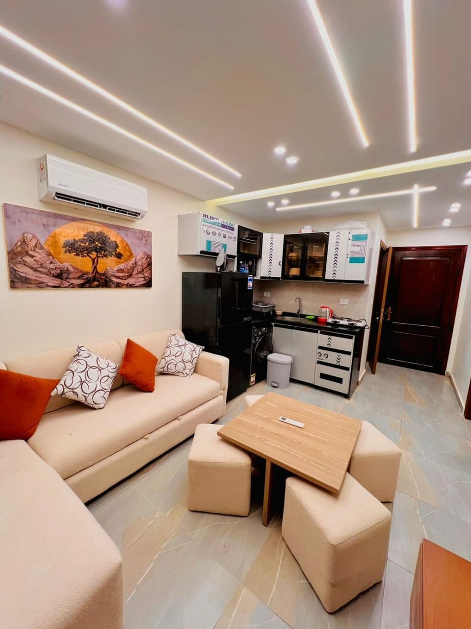 Two-room chalet with a living room, Porto Golf El Alamein Apartment in Egypt