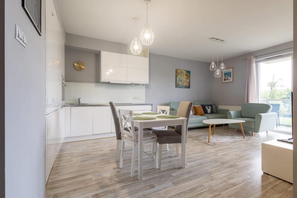 Kitchen or kitchenette, Living room, Seating area