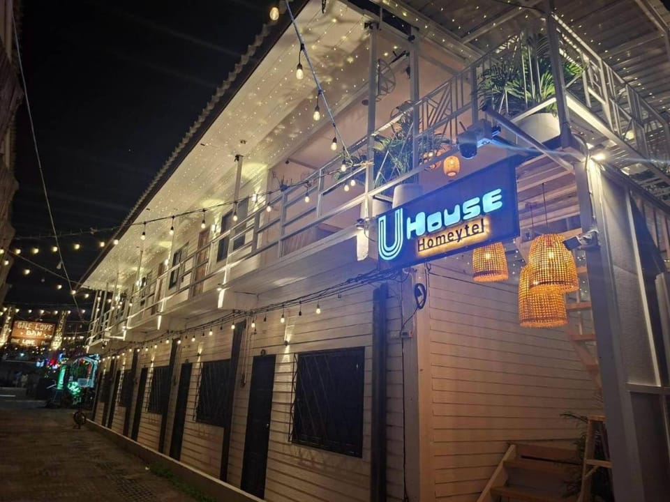 Property building, Night, Street view