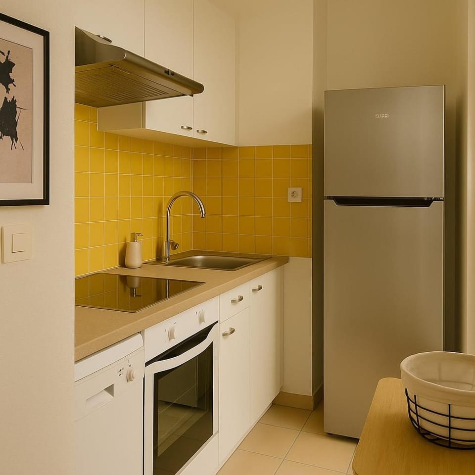 Bright 35 m Apartment with Private Terrace near Metro Lines 6, 8 & 10 Apartment in Paris