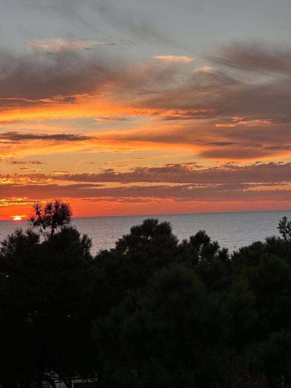 Sea view, Sunset