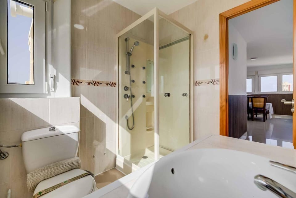 Bathroom, Living room