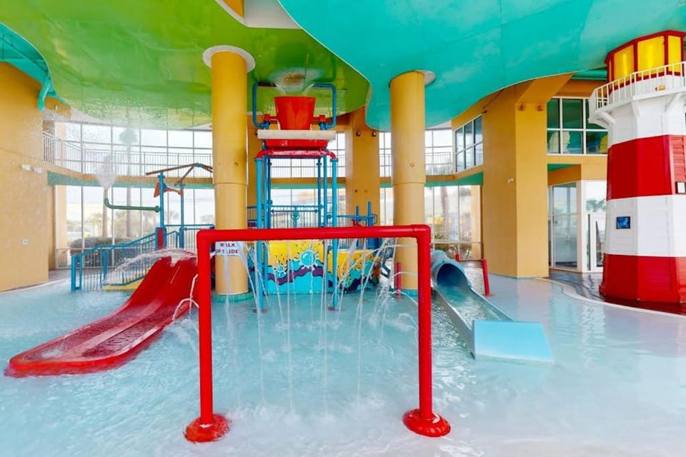 Condo with amazing view family pools hot tub lazy river & beach service House in Panama City Beach