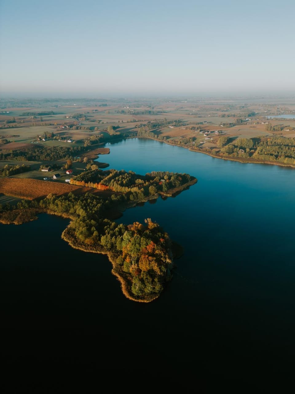 Day, Natural landscape, Bird's eye view, Lake view