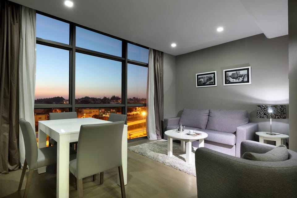 View (from property/room), Living room, Decorative detail, Dining area