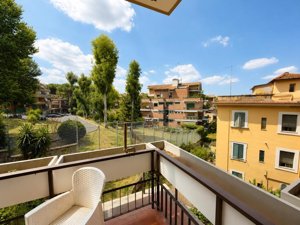 Property building, Patio, Day, View (from property/room), Balcony/Terrace