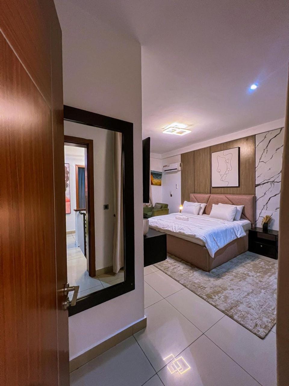 Abbey's home Apartment in Lagos, Nigeria